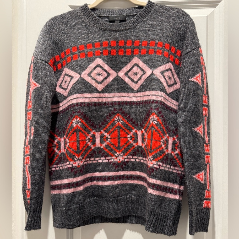 J CREW WOOL BLEND SWEATER